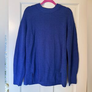 Women’s LuLuLemon Merino Wool-Blend Ribbed Crewneck Sweater Sz 10